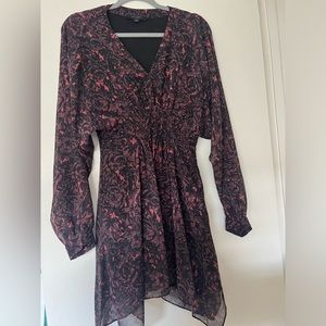 All Saints Nichola Rosey Dress Size L